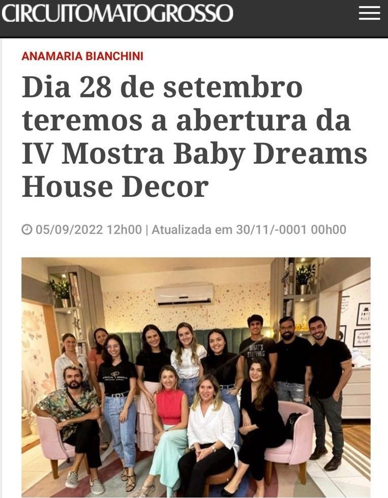 IV Mostra baby dreams House - 28 de setembro 2022