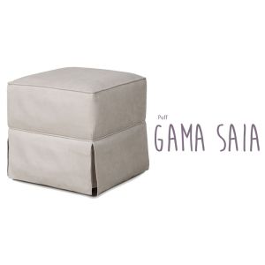 PUFE GAMA COM SAIA RODIZIO GEL TEC A 