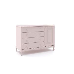 COMODA OPERA COM PORTA ROSA OLD