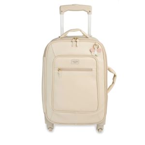 MALA DE RODINHA BORBOLETA MARFIM