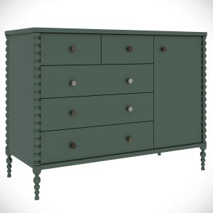 COMODA ART COM PORTA VERDE