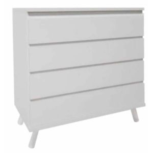 COMODA BADA 4GAV C/PORTA PUXADOR CAVA BRANCA BAD-171-BF